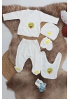 Sema Baby 5 Parça Hastane Çıkışı Zıbın Seti 0-3 Ay
