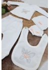 Sema Baby 5 Parça Hastane Çıkışı Zıbın Seti 0-3 Ay - Butterfly
