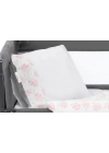 Sema Baby 6 Parça Lüks Park Yatak Bebek Uyku Seti - Pembe Fil