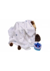 Sema Baby Çok Amaçlı Müslin Örtü 100x80 cm - Mavi Yıldız 8682476853131