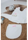 Sema Baby Pamuklu Bebek Tulum Seti 3-6 Ay - Love