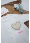 Sema Baby Pamuklu Bebek Tulum Seti 6-9 Ay - Love