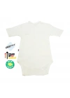 Sema Baby Yarım Kol Kaşkorse Badi (Body) - Ekru  18-24 Ay