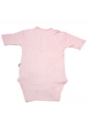 Sema Baby Yarım Kol Kaşkorse Badi (Body) - Pembe  6-12 Ay