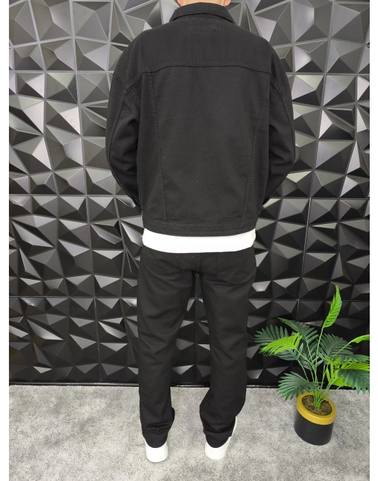 Siyah Basic Kot Ceket