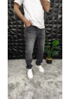 Dikiş Detaylı Antrasit Baggy Jean