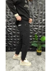 Siyah Basic Boyfriend Jean