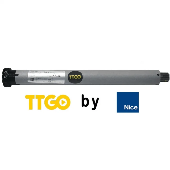 Nice TTGO TGM 30 NM 17 RPM Düz Tüp Motor (Alıcısız Standart)