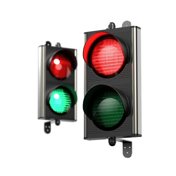 Kontal Led Trafik Lambası (Yeşil ve Kırmızı Lamba) – 180 Derece Hareket