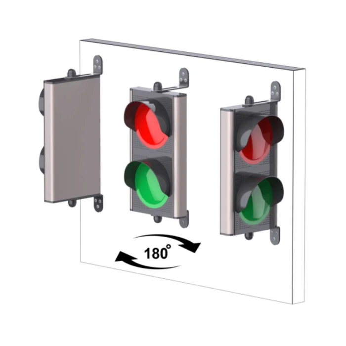 Kontal Led Trafik Lambası (Yeşil ve Kırmızı Lamba) – 180 Derece Hareket