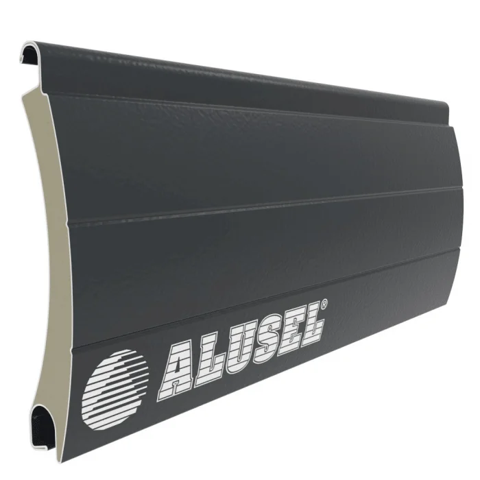 SL-39 Serisi Antrasit Gri Alüminyum Poliüretan Panjur Lameli - 1 Metre