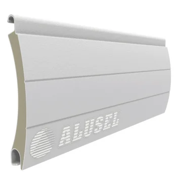 SL-77 Beyaz Alüminyum Poliüretan Kepenk Lameli -1 Metre