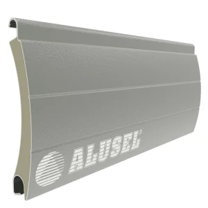 ST-77 Serisi Metalik Gri Çelik Poliüretan Kepenk Lameli - 1 Metre