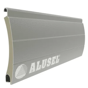 SL-77 Metalik Gri Alüminyum Poliüretan Kepenk Lameli -1 Metre