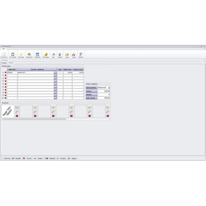 Ak Servis Web - Online Servis Takip Programı
