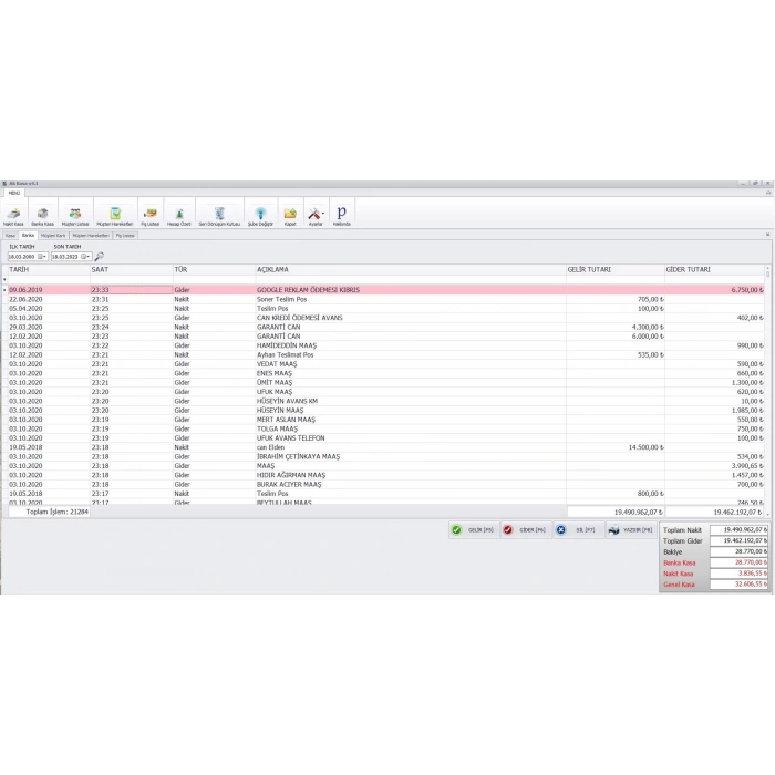 Ak Cari Web - Online Cari Takip Programı