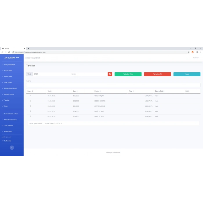 Ak Kurban - Kurban Satış Programı