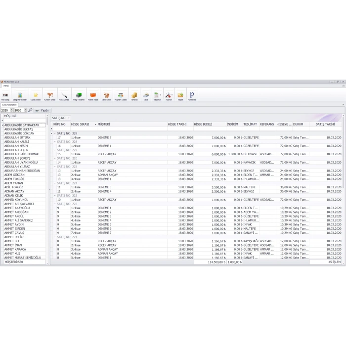 Ak Kurban - Kurban Satış Programı