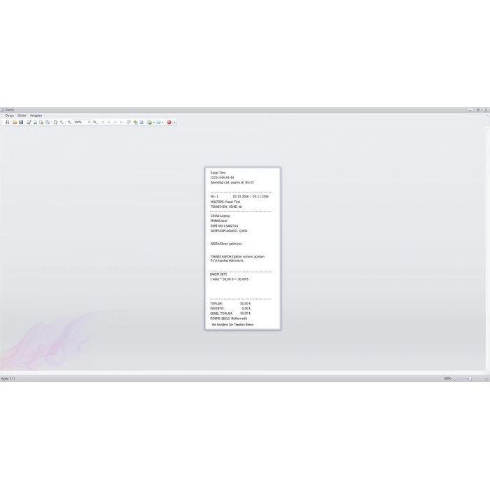 Ak Servis Web - Online Servis Takip Programı