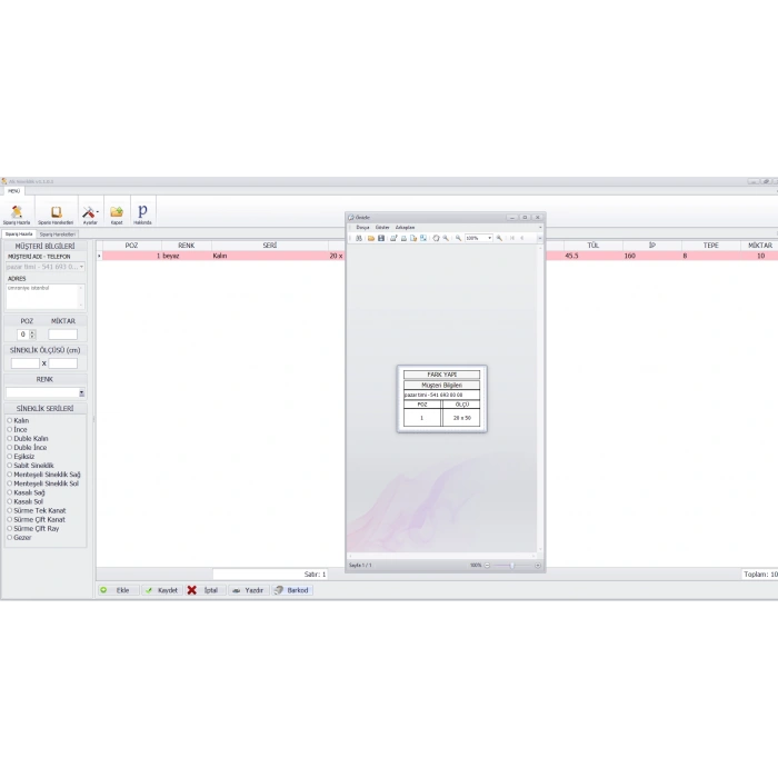Ak Sineklik - Sineklik Programı