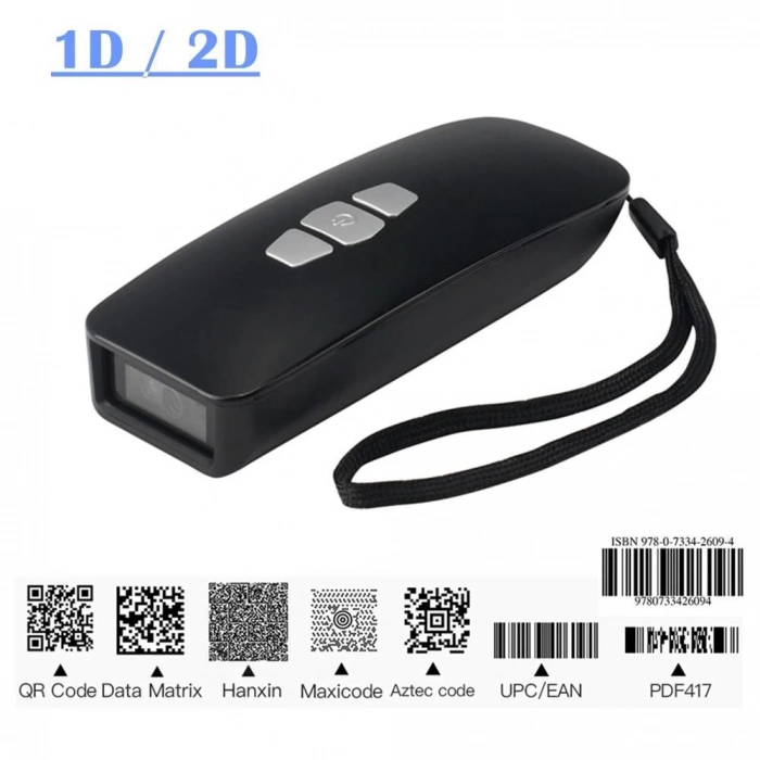 Ptbarkod Blue Karekod ve Qr Kablosuz Barkod Okuyucu