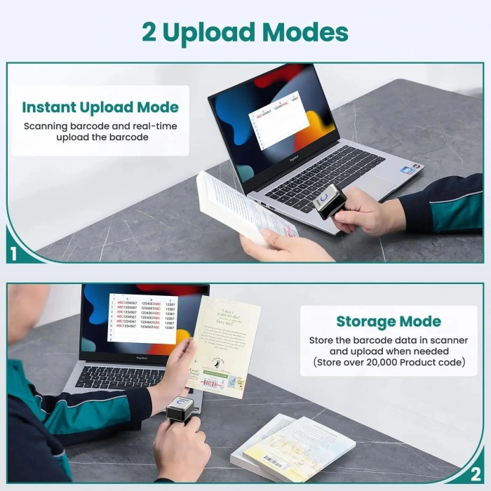 Ptbarkod Yhd Bluetooth Yüzük Barkod Okuyucu 1D