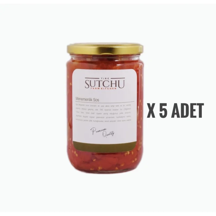5 ADET X TATLI MENEMENLİK SOS