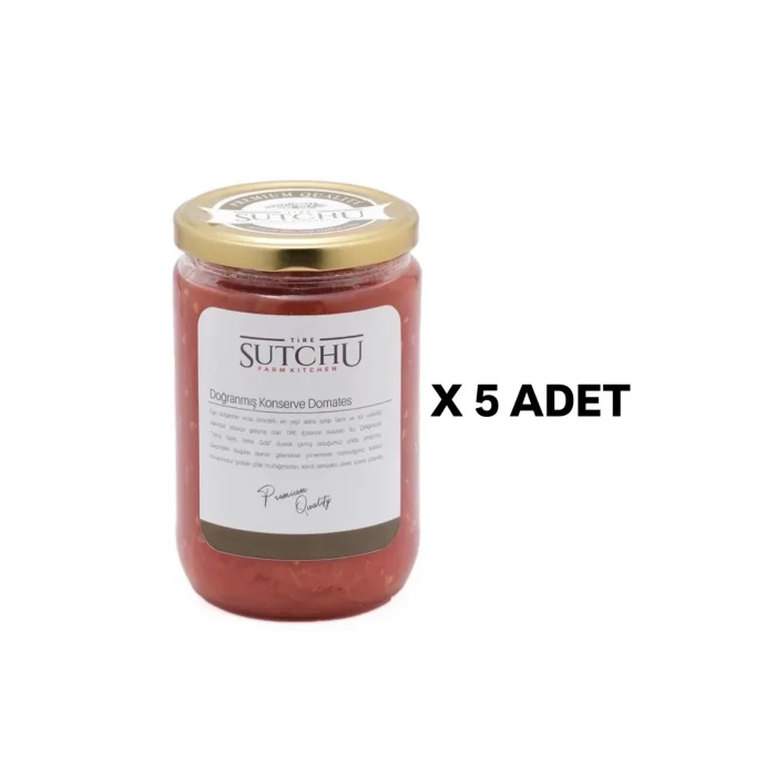 5 ADET X RENDE DOMATES KONSERVESİ / PÜRESİ 660 cc