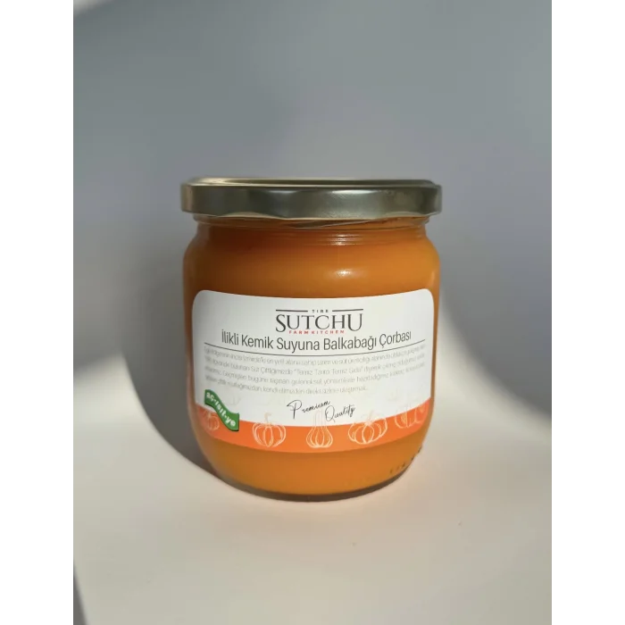 BALKABAĞI ÇORBASI ( DANA İLİKLİ KEMİK SUYUNDAN) // 425 ccc