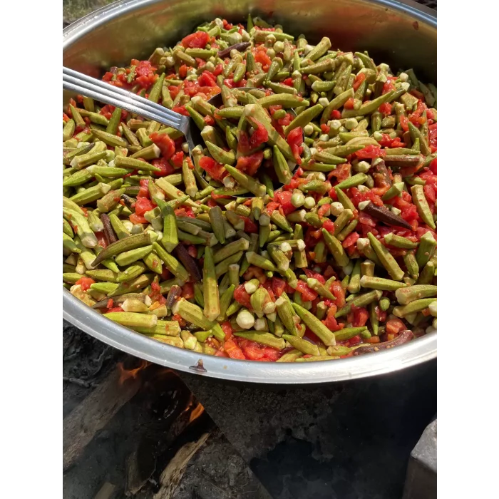 Bamya Konservesi (Odun ateşinde pişmiş) / 1000 cc