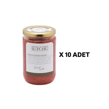 10 ADET X RENDE DOMATES KONSERVESİ / PÜRESİ 660 cc
