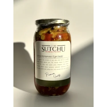 Bamya Konservesi (Odun ateşinde pişmiş) / 1000 cc