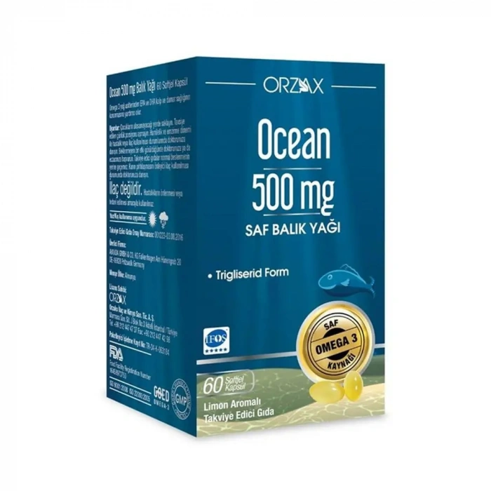 OCEAN KAPSUL 500 mg 60 kapsül