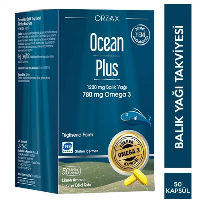 OCEAN PLUS KAPSUL 1200 mg 50 kapsül