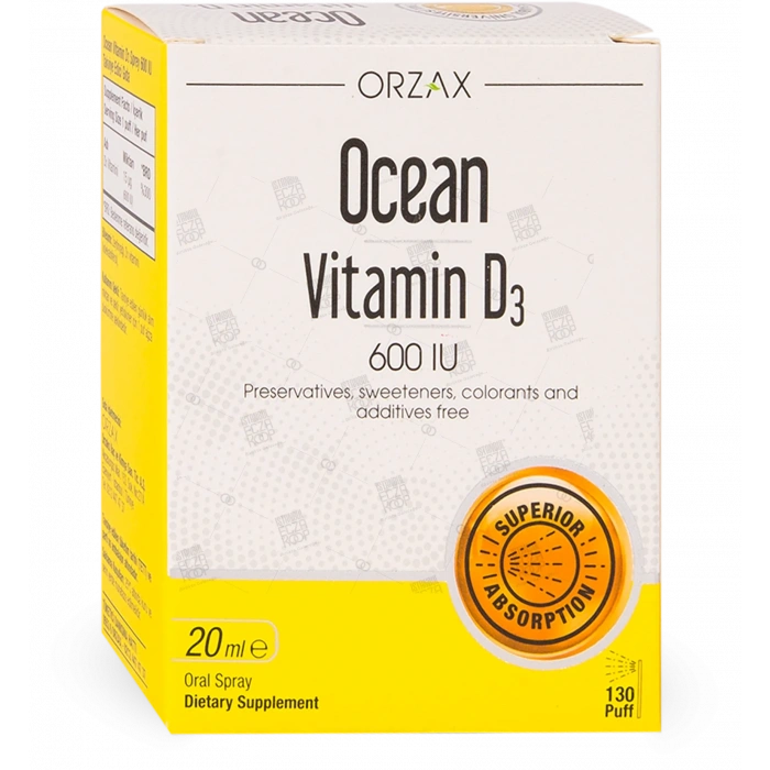 OCEAN VITAMIN D3 SPREY 600 IU 20 ml şişe