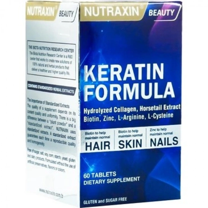 NUTRAXIN KERATIN FORMULA 60 tablet