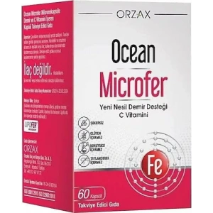 OCEAN MICROFER TAKVIYE EDICI GIDA KAPSUL 60 kapsül