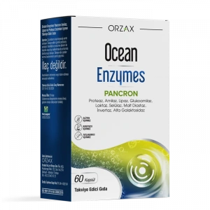 OCEAN ENZYMES PANCRON TAKVIYE EDICI GIDA 60 kapsül