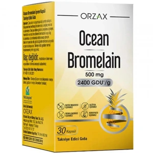 OCEAN BROMELAIN ICEREN TAKVIYE EDICI GIDA 30 kapsül