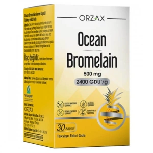 OCEAN BROMELAIN TAKVIYE EDICI GIDA KAPSUL 500 mg 60 kapsül
