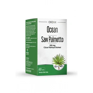 OCEAN SAW PALMETTO (CUCE PALMIYE) ICEREN TAKVIYE EDICI GIDA 350 mg 60 kapsül