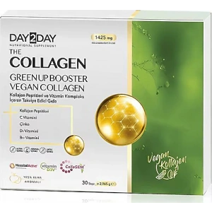 DAY2DAY THE COLLAGEN GREEN UP BOOSTER VEGAN COLLAGEN TAKVIYE EDICI GIDA SASE 30…