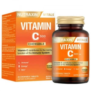 NUTRAXIN VITAMIN C TAKVIYE EDICI GIDA CIGNEME TABLET 500 mg 30 tablet