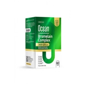 OCEAN BROMELAIN COMPLEX TAKVIYE EDICI GIDA 60 tablet