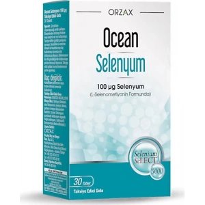 OCEAN SELENYUM TAKVIYE EDICI GIDA 100 mcg 30 tablet