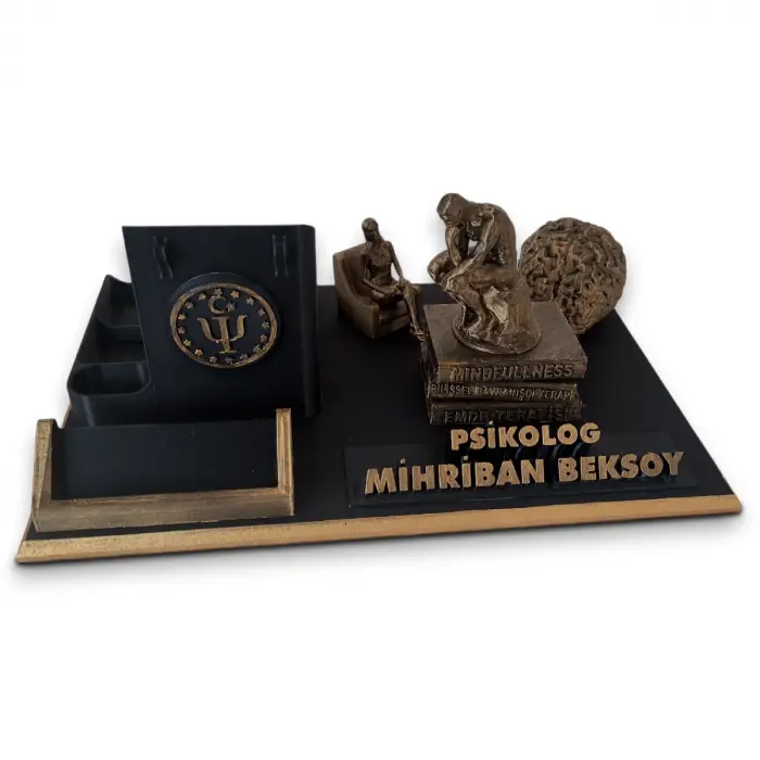 Psikolog Masa İsimliği – Kişiye Özel Psikolog Ofis Hediyesi