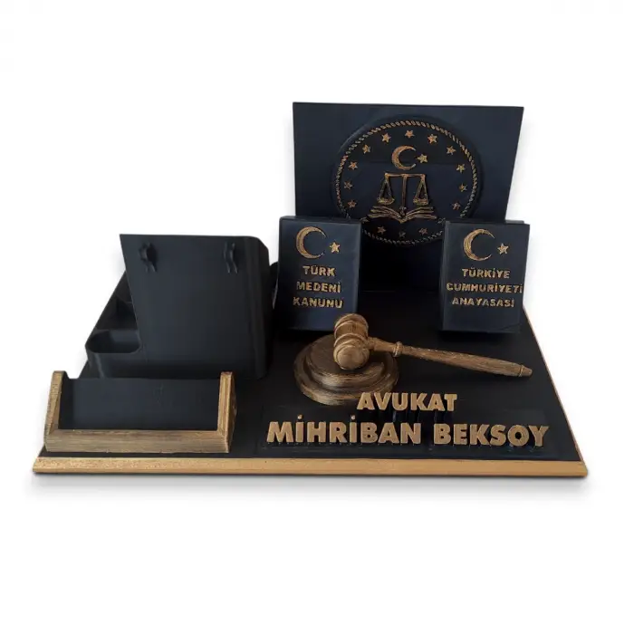 Avukat Masa İsimliği – Kişiye Özel Avukat Ofis Hediyesi
