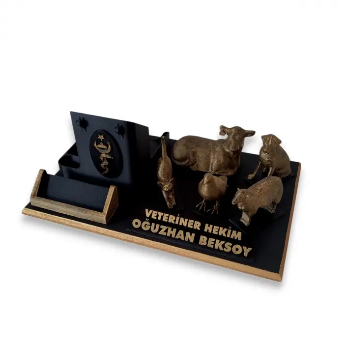 Veteriner Hekim Masa İsimliği – Kişiye Özel Veteriner Ofis Hediyesi