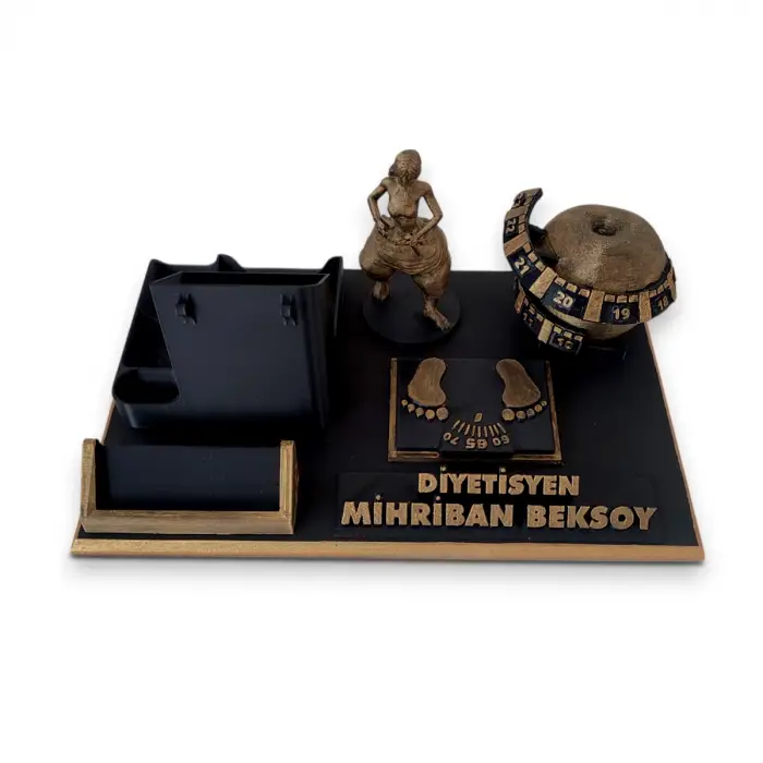 Diyetisyen Masa İsimliği – Kişiye Özel Diyetisyen Ofis Hediyesi