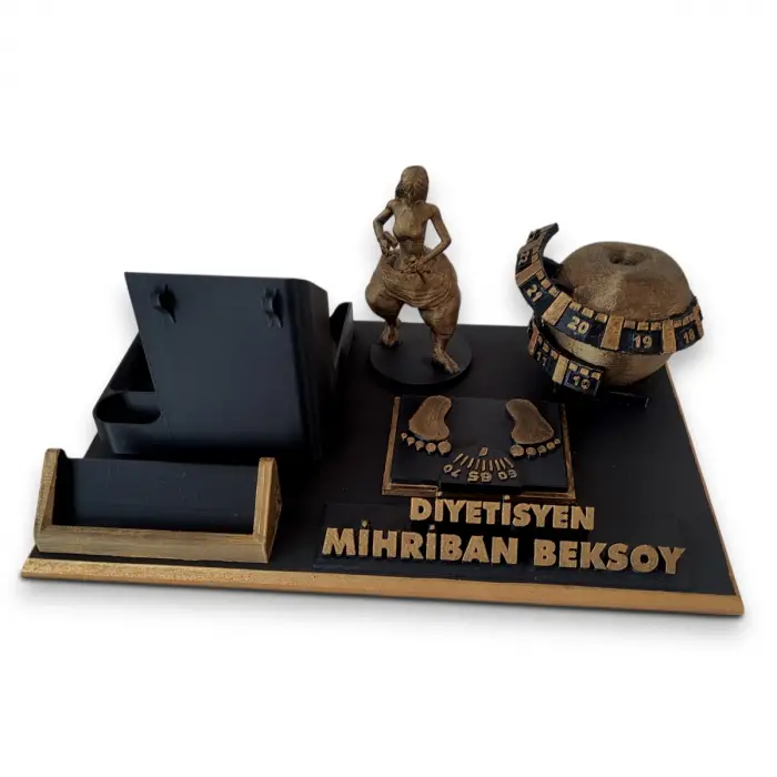 Diyetisyen Masa İsimliği – Kişiye Özel Diyetisyen Ofis Hediyesi